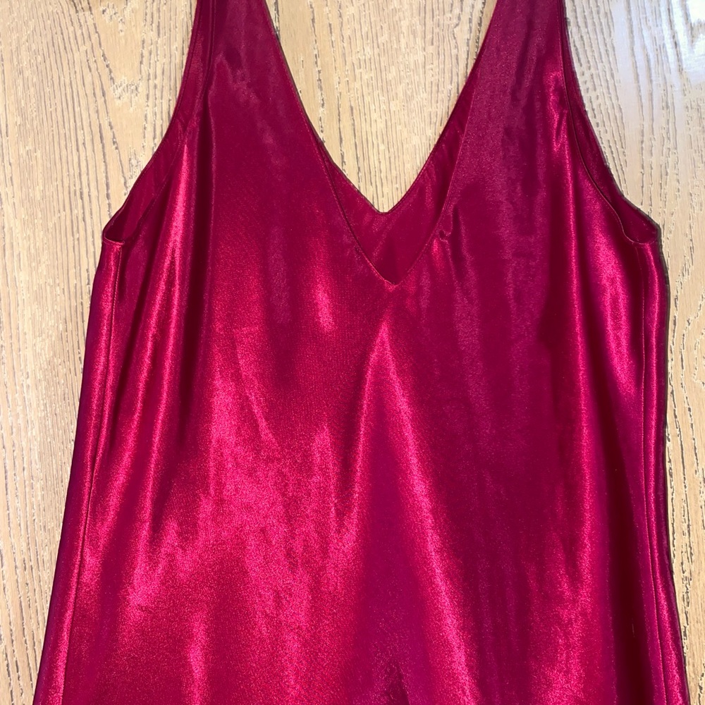 Hidden fantasies silk slip dress
